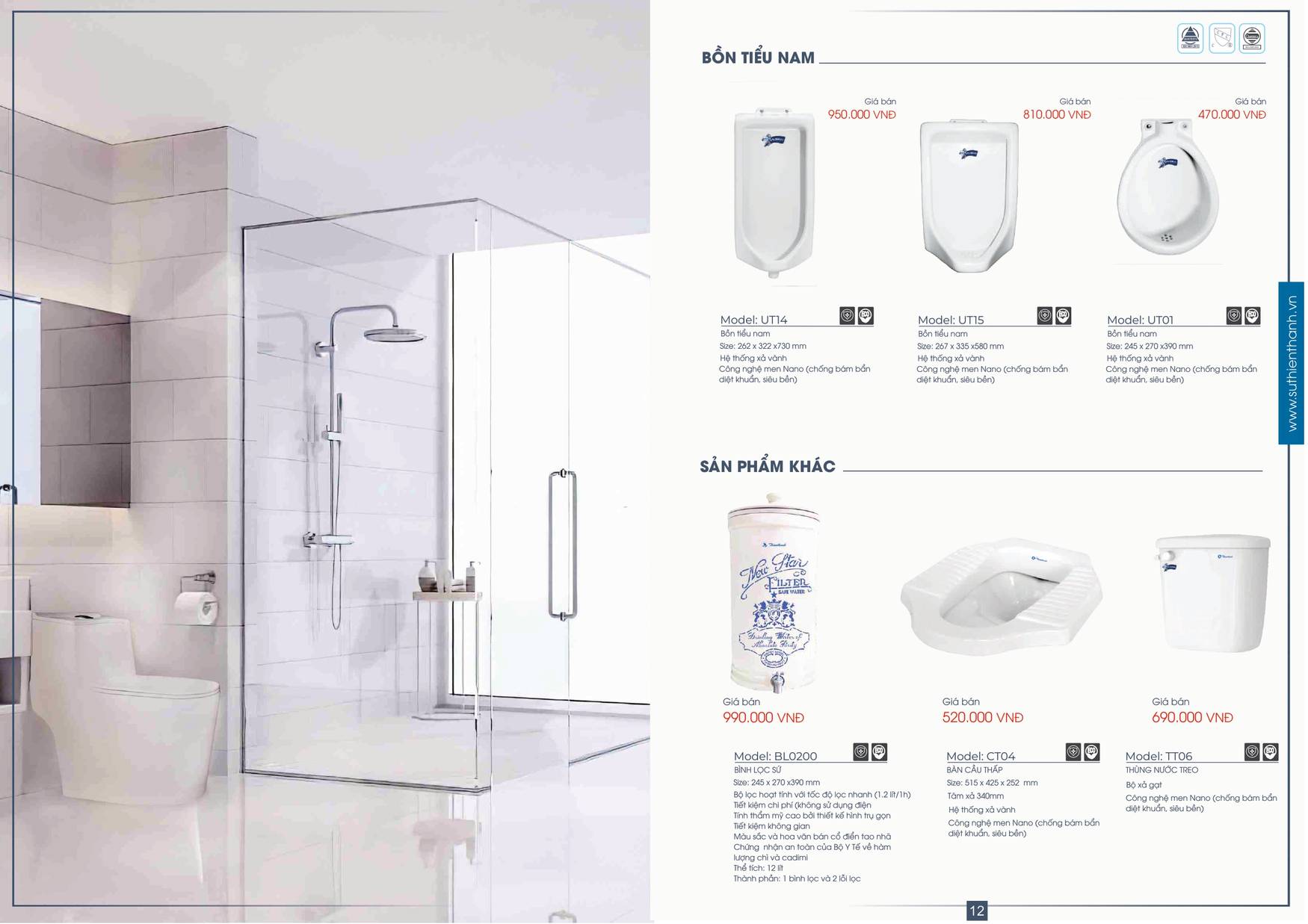 Bảng giá và Catalogue Sứ Thiên Thanh mới nhất 2025 /Page 7